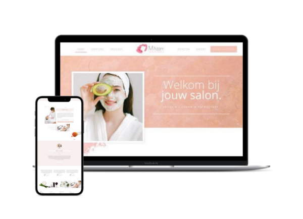 #1 website template beautysector sweet magnolia